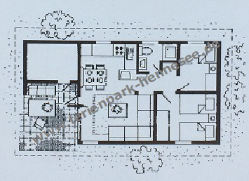 Sauerland Ferienpar Ferienhaus Hennesee : GrundrissMohikaner  