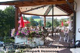 Restaurant Knaus Camping Sauerland Ferienhaus Hennesee   FEWO Ferienwohnung