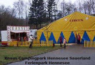 Aktivitäten Knaus Camping Sauerland Ferienhaus Hennesee      FEWO Ferienwohnung   Ferienpark  